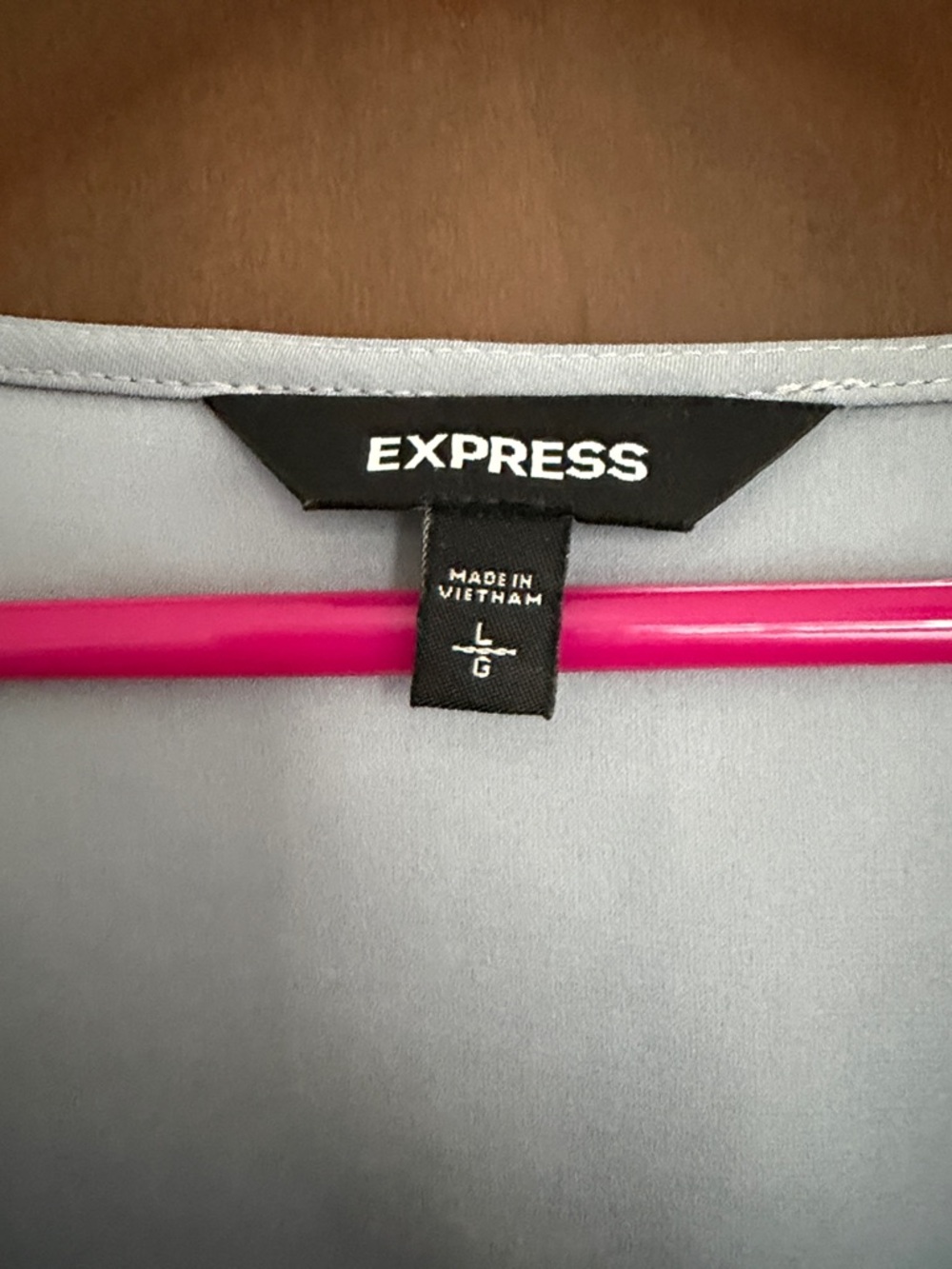 Express V-Neck Zip-Front Blouse - Picture 3 of 5